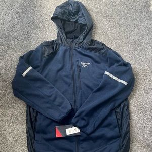 NWT Reebok Men’s Navy Zip Up Jacket